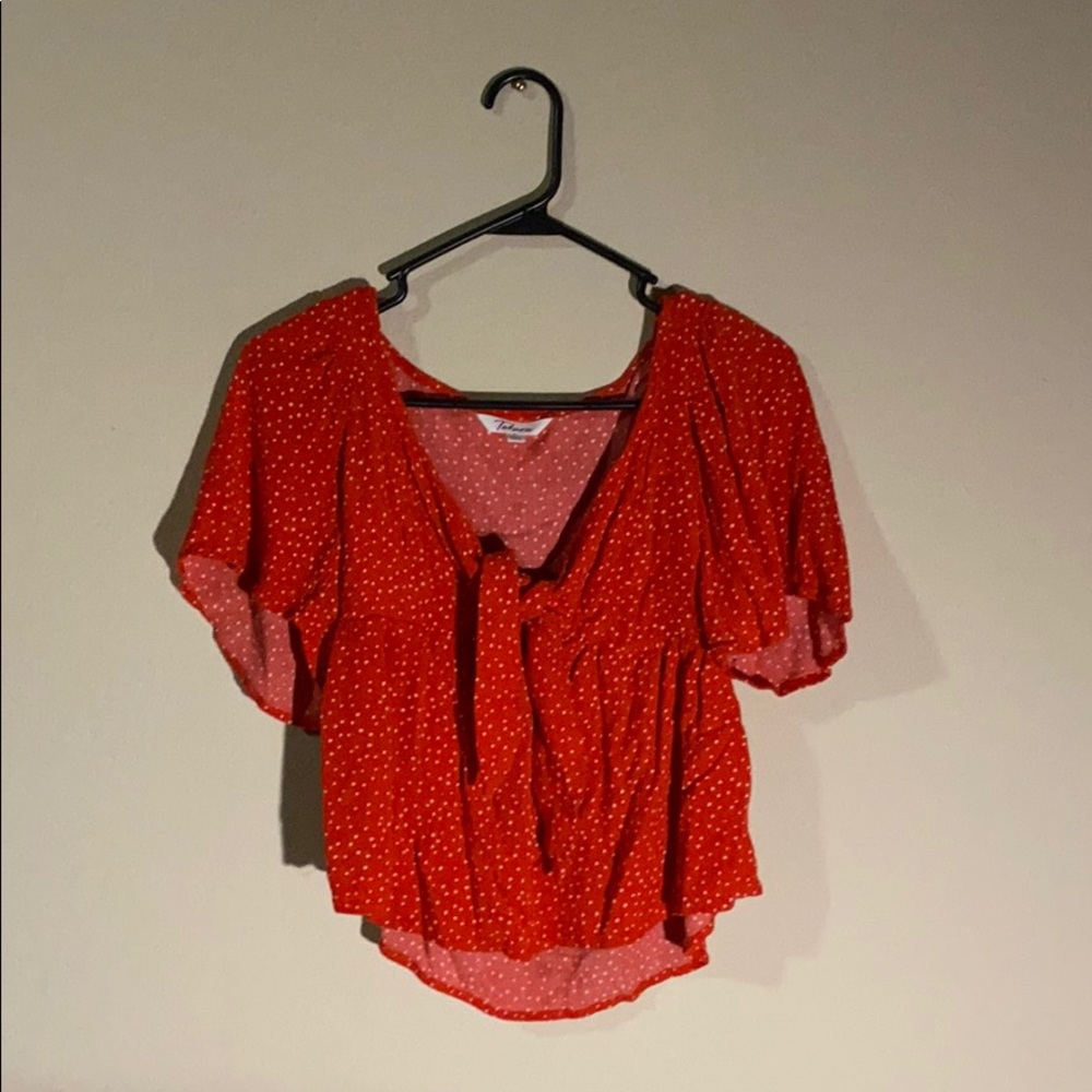 Polka dot blouse